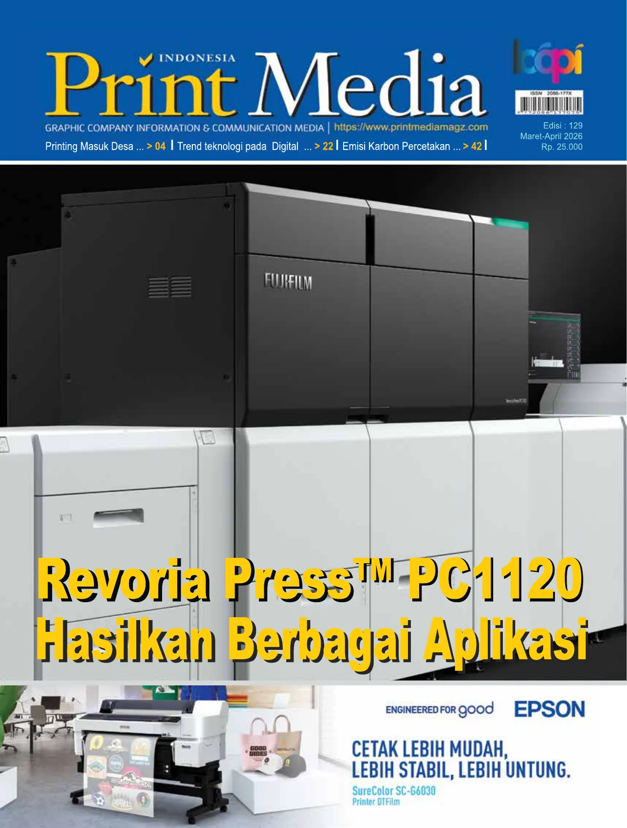 Revoria Press TM PC1120 Hasilkan Berbagai Aplikasi Cetak